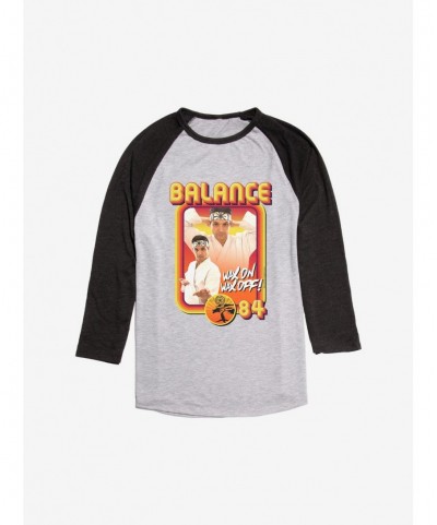 Value for Money Cobra Kai Balance Daniel San 84 Raglan $7.63 Raglans