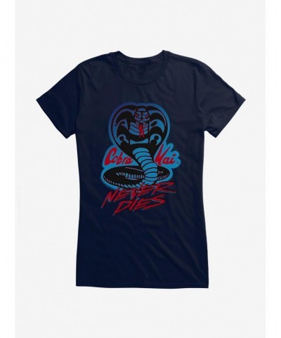 Flash Deal Cobra Kai Never Dies Girls T-Shirt $8.37 T-Shirts