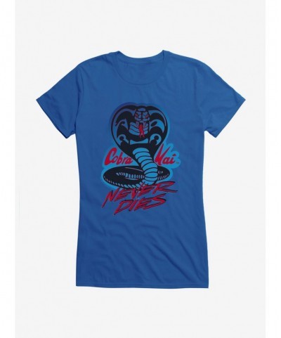 Flash Deal Cobra Kai Never Dies Girls T-Shirt $8.37 T-Shirts