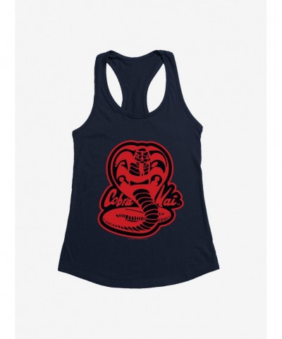 Sale Item Cobra Kai Snake Logo Girls Tank $8.57 Tanks