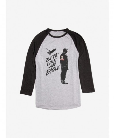 Pre-sale Cobra Kai Bite Like An Eagle Raglan $10.64 Raglans