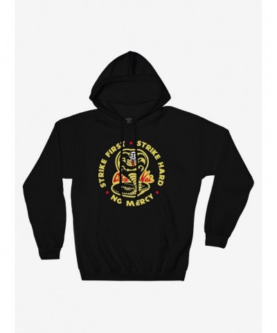 Crazy Deals Cobra Kai Snake Slogan Hoodie $6.29 Hoodies