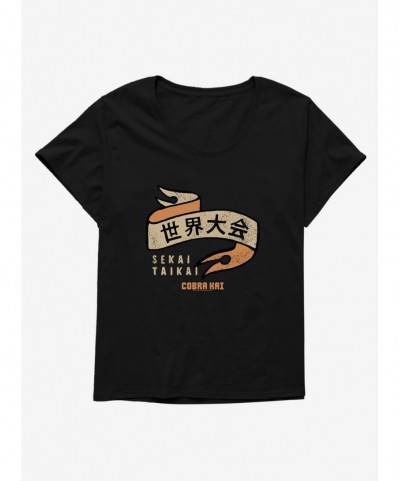 High Quality Cobra Kai Sekai Taikai Girls T-Shirt Plus Size $11.72 T-Shirts