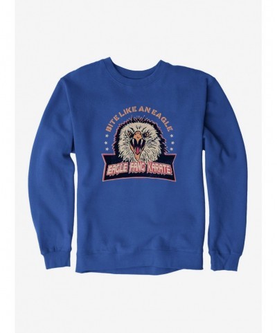 Seasonal Sale Cobra Kai Eagle Fang Karate Sweatshirt $12.10 Sweatshirts