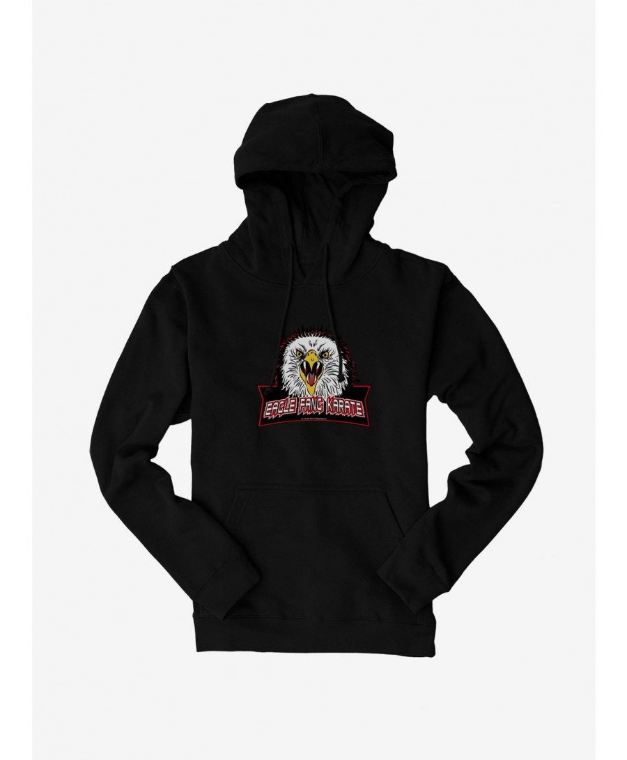 Pre-sale Discount COBRA KAI S4 Eagle Fang Logo Hoodie $16.16 Hoodies