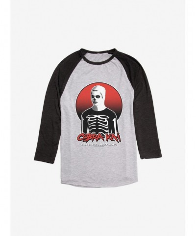 Seasonal Sale Cobra Kai Skeleton Costume Raglan $11.10 Raglans