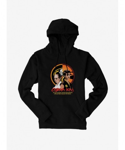 Cheap Sale Cobra Kai Play By The Rules Hoodie $16.16 Hoodies