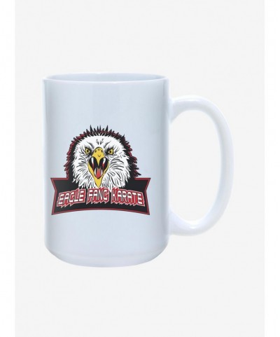 Seasonal Sale Cobra Kai Eagle Fang Karate Logo Mug 15oz $6.59 Others