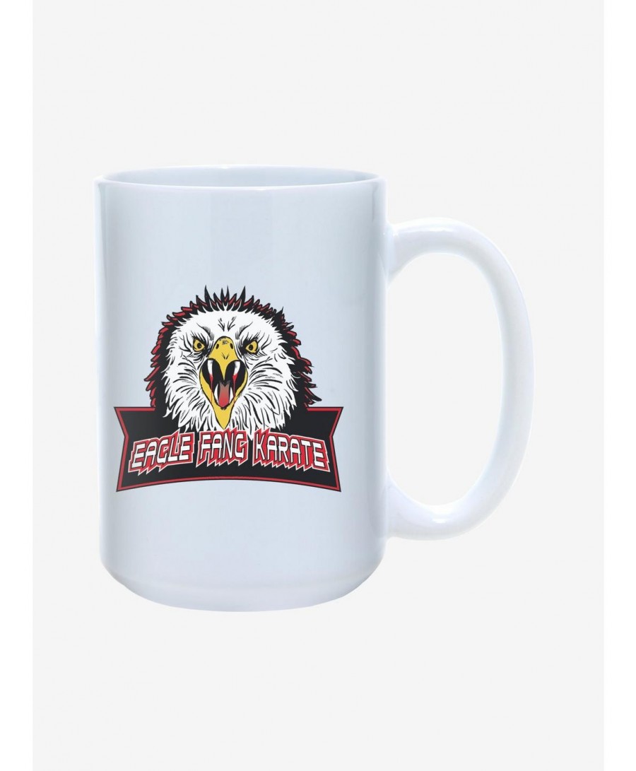 Seasonal Sale Cobra Kai Eagle Fang Karate Logo Mug 15oz $6.59 Others