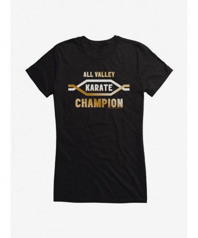 Premium Cobra Kai Karate Champion Girls T-Shirt $5.98 T-Shirts