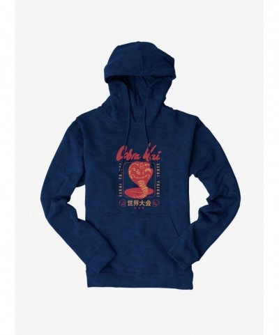 Festival Price Cobra Kai Sekai Taikai Tournament Logo Hoodie $14.37 Hoodies