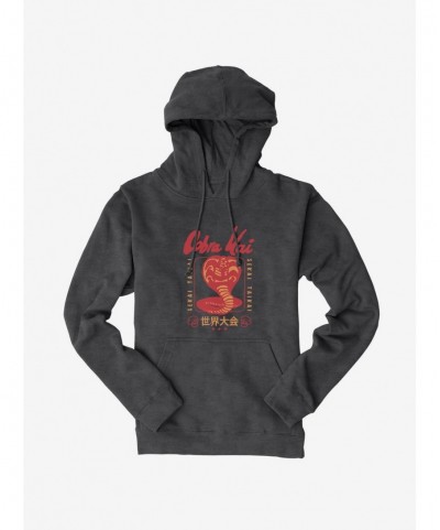 Festival Price Cobra Kai Sekai Taikai Tournament Logo Hoodie $14.37 Hoodies