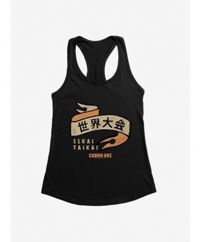 Pre-sale Cobra Kai Sekai Taikai Girls Tank $9.56 Tanks