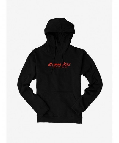 Value for Money Cobra Kai Type Logo Hoodie $17.60 Hoodies