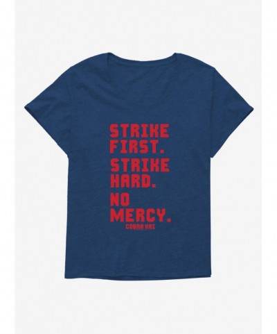 Value for Money Cobra Kai Strike First Girls T-Shirt Plus Size $8.37 T-Shirts