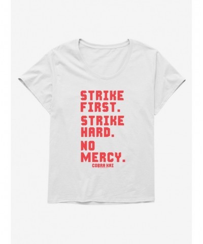 Value for Money Cobra Kai Strike First Girls T-Shirt Plus Size $8.37 T-Shirts