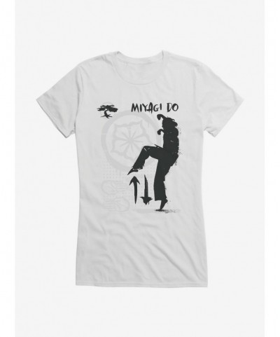 Bestselling Cobra Kai S4 Crane Kick Girls T-Shirt $8.17 T-Shirts