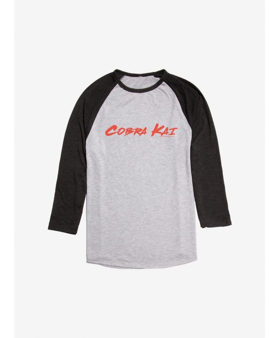 Big Sale Cobra Kai Logo Raglan $7.17 Raglans