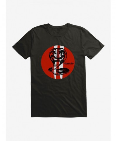 Fashion Cobra Kai Two Color Logo T-Shirt $7.07 T-Shirts