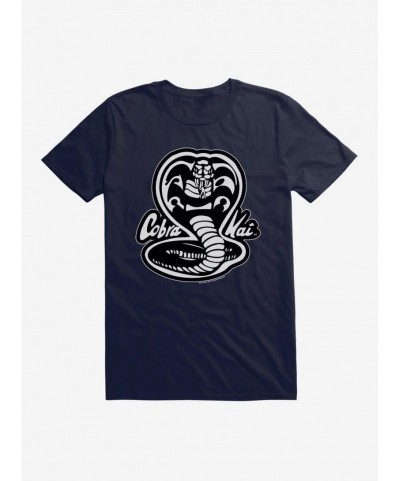 Limited-time Offer Cobra Kai Black And White Logo T-Shirt $6.31 T-Shirts