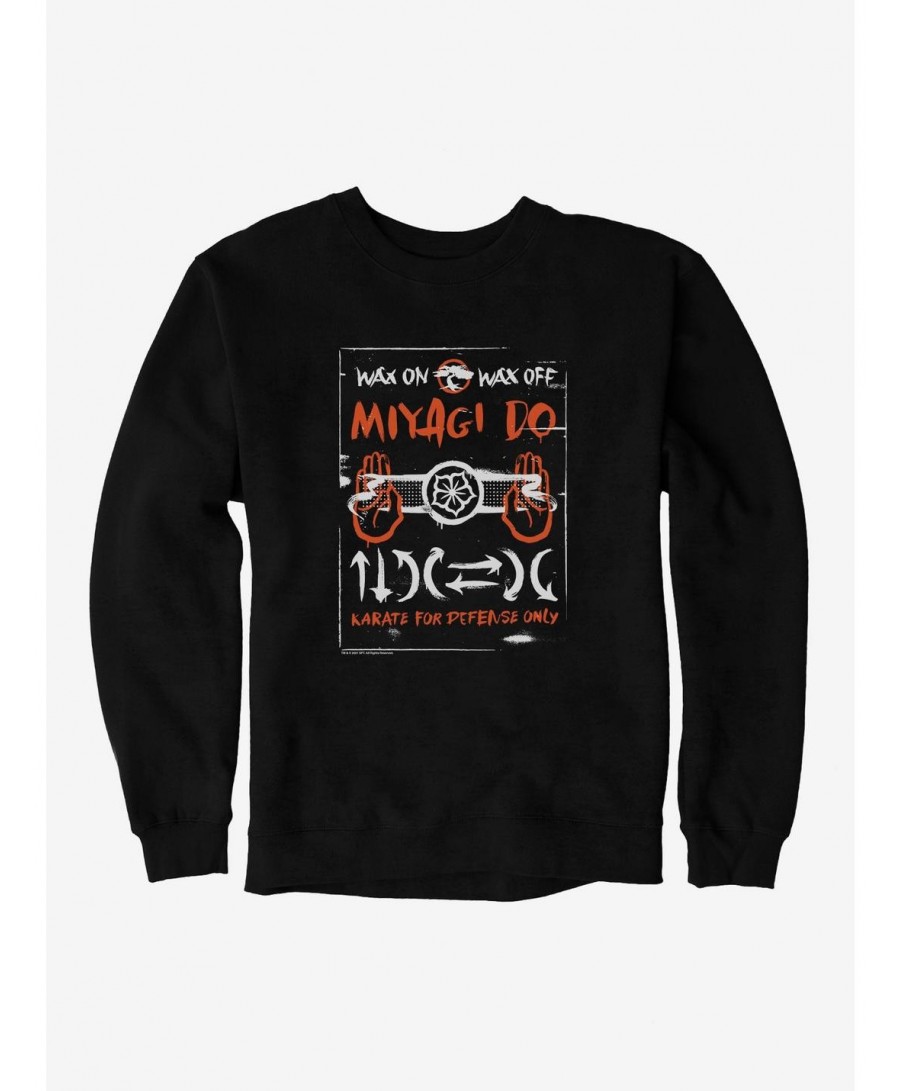 Discount Sale COBRA KAI S4 Miyagi Do Sweatshirt $12.69 Sweatshirts