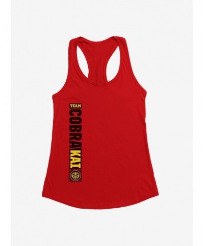 Crazy Deals Cobra Kai S4 Team Banner Girls Tank $9.16 Tanks