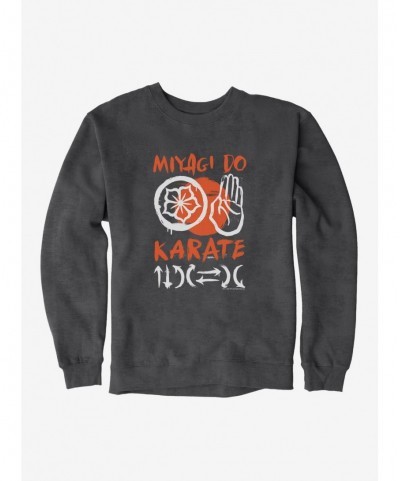 Seasonal Sale COBRA KAI S4 Miyagi Logo Sweatshirt $13.58 Sweatshirts