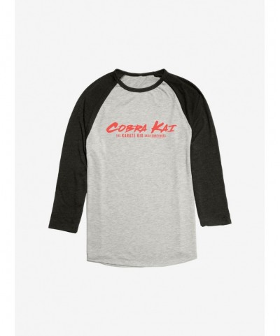 Limited-time Offer Cobra Kai Saga Continues Raglan $6.94 Raglans