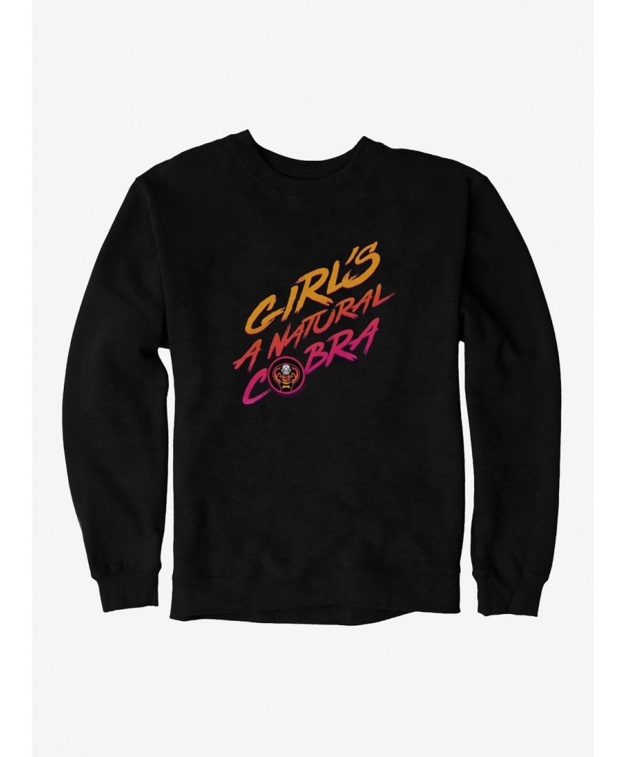 Fashion Cobra Kai Natural Cobra Sweatshirt $10.04 Sweatshirts