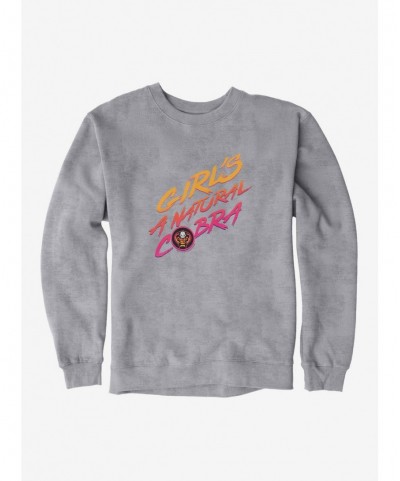 Fashion Cobra Kai Natural Cobra Sweatshirt $10.04 Sweatshirts