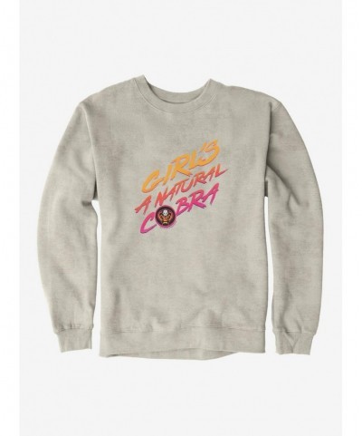 Fashion Cobra Kai Natural Cobra Sweatshirt $10.04 Sweatshirts