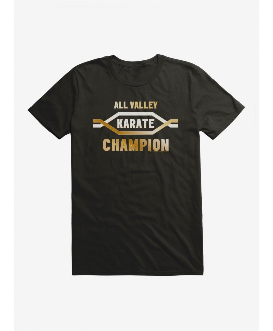 Discount Sale Cobra Kai Karate Champion T-Shirt $5.74 T-Shirts