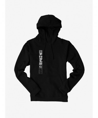 Low Price COBRA KAI S4 Black Belt Hoodie $15.09 Hoodies