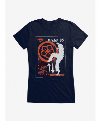 Exclusive Price Cobra Kai S4 Miyagi Dojo Girls T-Shirt $6.97 T-Shirts