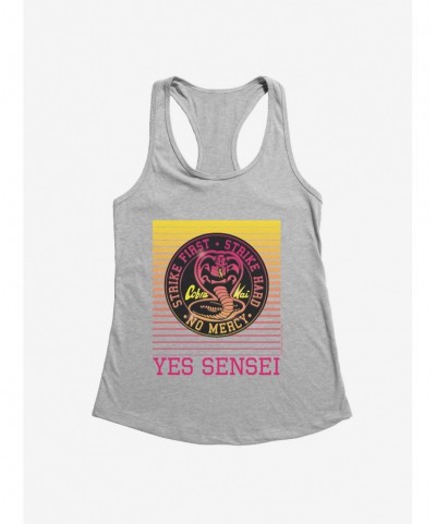 Best Deal Cobra Kai Yes Sensei Girls Tank $5.98 Tanks