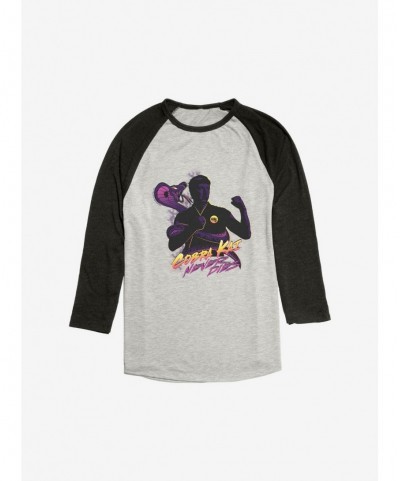 Festival Price Cobra Kai Never Dies Shadow Raglan $6.94 Raglans