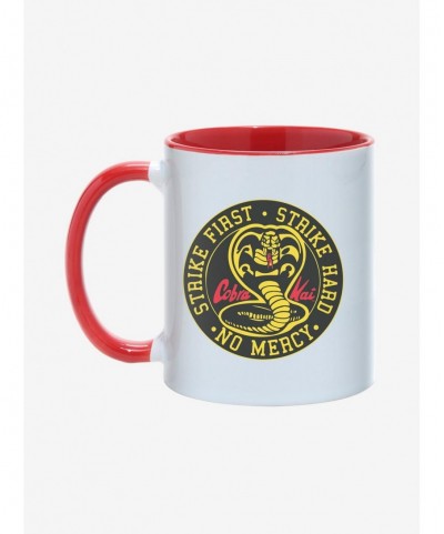 Cheap Sale Cobra Kai Strike Hard, Strike First No Mercy Mug 11oz $6.76 Others