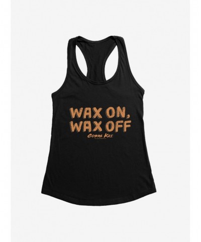 Pre-sale Cobra Kai Wax On, Wax Off Bold Girls Tank $7.57 Tanks