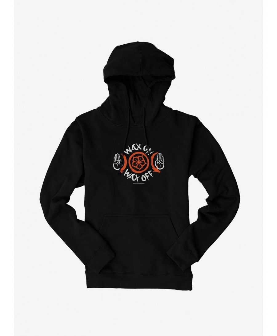 Value for Money COBRA KAI S4 Wax On Wax Off Hoodie $11.14 Hoodies