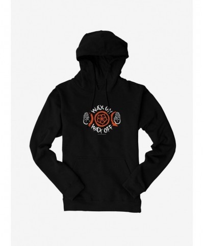 Value for Money COBRA KAI S4 Wax On Wax Off Hoodie $11.14 Hoodies