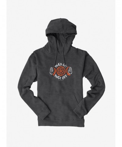 Value for Money COBRA KAI S4 Wax On Wax Off Hoodie $11.14 Hoodies