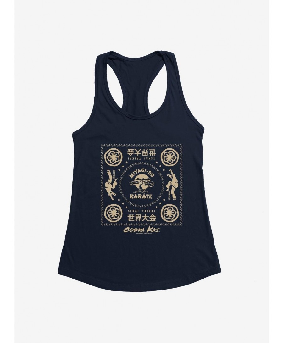 Clearance Cobra Kai Miyagi-Do Karate Sekai Taikai Girls Tank $9.16 Tanks