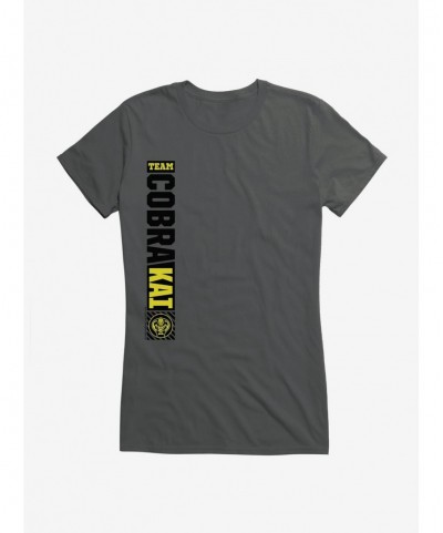 Limited Time Special Cobra Kai S4 Team Banner Girls T-Shirt $7.57 T-Shirts