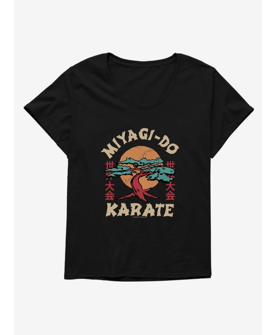 Unique Cobra Kai Miyagi-Do Karate Girls T-Shirt Plus Size $8.85 T-Shirts