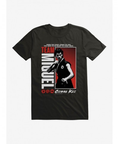 Clearance Cobra Kai Team Miguel T-Shirt $9.37 T-Shirts