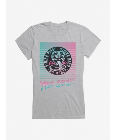 Trendy Cobra Kai Strike First Strike Hard Girls T-Shirt $7.37 T-Shirts