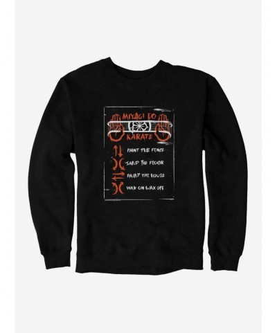 Absolute Discount COBRA KAI S4 Miyagi Tutorial Sweatshirt $13.58 Sweatshirts