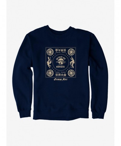 Discount Cobra Kai Miyagi-Do Karate Sekai Taikai Sweatshirt $9.15 Sweatshirts