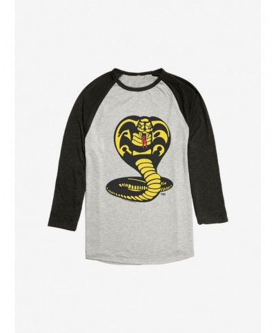 Huge Discount Cobra Kai King Cobra Raglan $7.17 Raglans