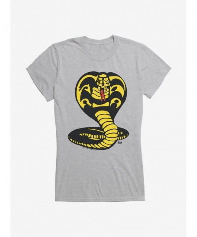 Big Sale Cobra Kai Logo Girls T-Shirt $9.56 T-Shirts